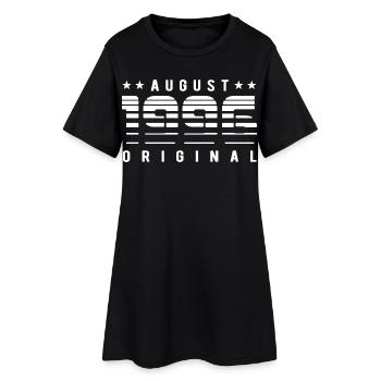 Original Limited Edition August 1996 Geburtstag - Frauen T-Shirt-Kleid - Schwarz - Vorne