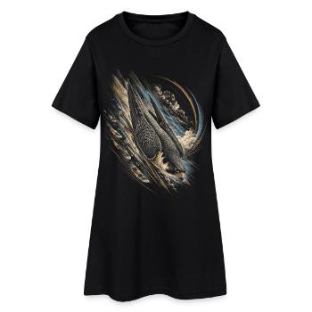 Falconry Falconers - Women’s T-Shirt Dress - black - Front