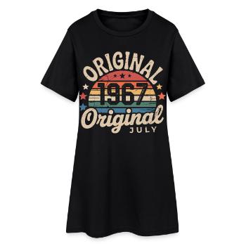 Original Juillet 1967 Anniversaire Vintage Retro - Robe T-shirt Femme - noir - Devant