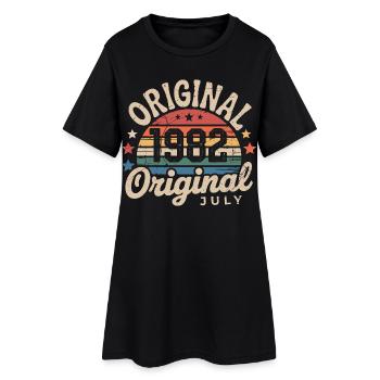 Original Juillet 1982 Anniversaire Vintage Retro - Robe T-shirt Femme - noir - Devant