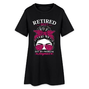 Retraité en 2027, ce n’est plus mon problème - Robe T-shirt Femme - noir - Devant