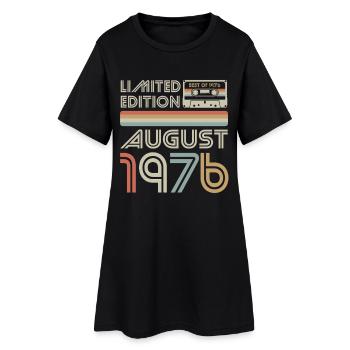 Kassette | Best of August 1976 | Limited Edition - Frauen T-Shirt-Kleid - Schwarz - Vorne