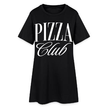Pizza Club - Robe T-shirt Femme - noir - Devant