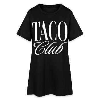 Taco Club - Robe T-shirt Femme - noir - Devant