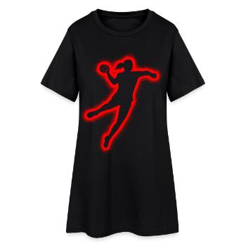 Handball player Handball women's handball - Women’s T-Shirt Dress - black - Front