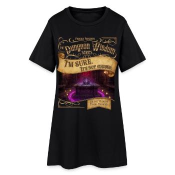 Ce n’est pas maudit - Robe T-shirt Femme - noir - Devant