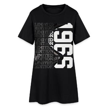 60 YEARS OLD LIMITED EDITION 1966 60TH BIRTHDAY - Women’s T-Shirt Dress - black - Front