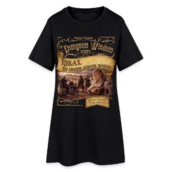 My Charm Always Works - Women’s T-Shirt Dress - black - Front