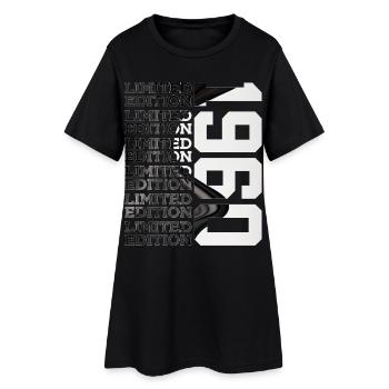 66 ANS ÉDITION LIMITÉE 1960 66E ANNIVERSAIRE - Robe T-shirt Femme - noir - Devant
