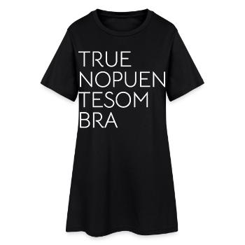 PONT DE L’OMBRE DU TONNERRE - Robe T-shirt Femme - noir - Devant