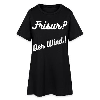 Heimatliebe Nord/coiffure ? - Robe T-shirt Femme - noir - Devant