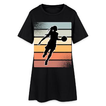 Basketball Basketball Basketball Femme - Robe T-shirt Femme - noir - Devant