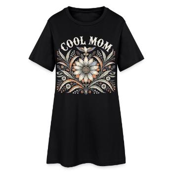 Mami Spruch Geschenk zum Muttertag & Geburtstag - Frauen T-Shirt-Kleid - Schwarz - Vorne