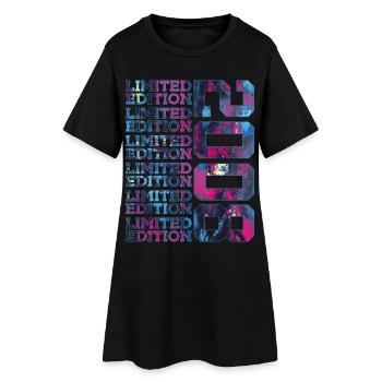 COOL 18 YEARS LIMITED EDITION 2008 18TH BIRTHDAY - Women’s T-Shirt Dress - black - Front
