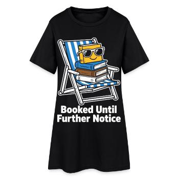 Réservé jusqu’à nouvel ordre rat de bibliothèque - Robe T-shirt Femme - noir - Devant