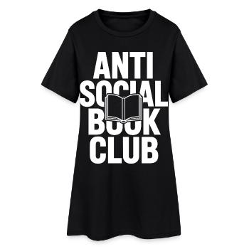 Anti Social Book Club - Women’s T-Shirt Dress - black - Front