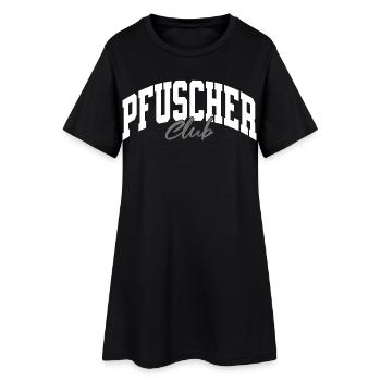 Pfuscher_Club_ws_grau - Women’s T-Shirt Dress - black - Front