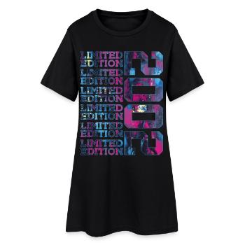 COOL 24 YEARS LIMITED EDITION 2002 24TH BIRTHDAY - Women’s T-Shirt Dress - black - Front