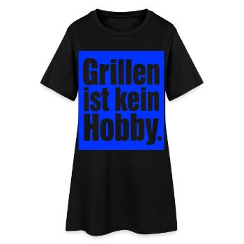 Grillmeister Spruch Geschenk für Männer & Väter - Frauen T-Shirt-Kleid - Schwarz - Vorne