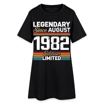Legendary Since August 1982 Vintage Retro - Women’s T-Shirt Dress - black - Front