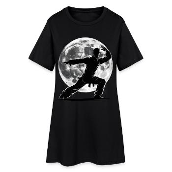 Tai Chi Zen Meditation – Chi Qigong Training - Women’s T-Shirt Dress - black - Front
