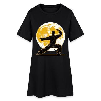 Tai Chi Zen Meditation – Chi Qigong Training - Women’s T-Shirt Dress - black - Front