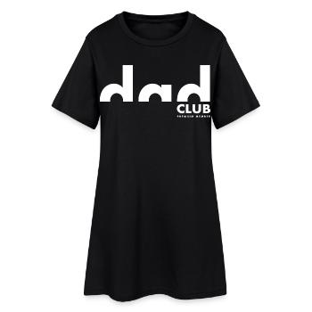 Dad Club Premium Member | Father | Father's Day - Women’s T-Shirt Dress - black - Front