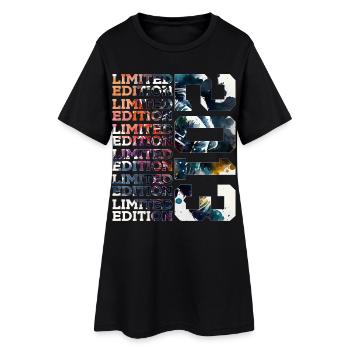 SPACE 13 YEARS 2013 ASTRONAUT 13TH BIRTHDAY - Women’s T-Shirt Dress - black - Front