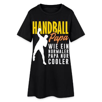 Handball Handballer Handball Trainer Fan Geschenk - Frauen T-Shirt-Kleid - Schwarz - Vorne
