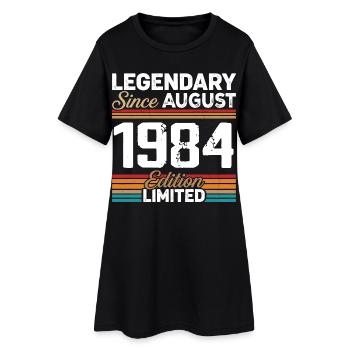 Legendary Since August 1984 Vintage Retro - Women’s T-Shirt Dress - black - Front