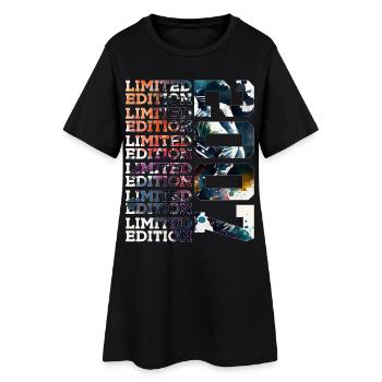 WELTRAUM 19 JAHRE 2007 ASTRONAUT 19. GEBURTSTAG - Frauen T-Shirt-Kleid - Schwarz - Vorne