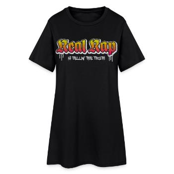 Real Rap - Women’s T-Shirt Dress - black - Front