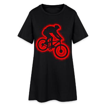 Descente Vélo VTT Hommes Enfants - Robe T-shirt Femme - noir - Devant