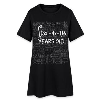 30. Geburtstag Analysis Integral Mathematik-Nerd Lustig - Frauen T-Shirt-Kleid - Schwarz - Vorne