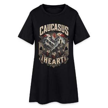 Georgia Georgian Tbilisi Sakartvelo Caucasus - Women’s T-Shirt Dress - black - Front