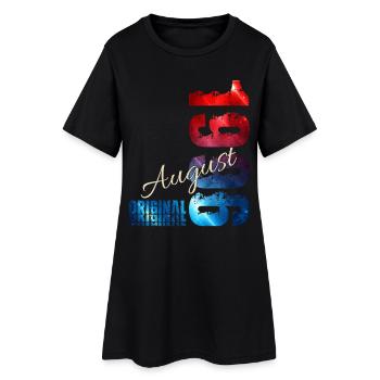 30. Geburtstag Geschenk Original August 1996 - Frauen T-Shirt-Kleid - Schwarz - Vorne