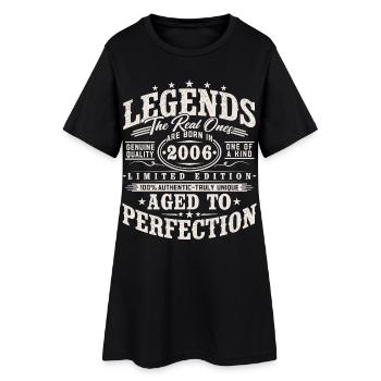 2006 Vintage Vintage Birthday Gift Retro - Women’s T-Shirt Dress - black - Front
