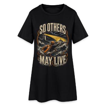 Küstenwache Rettungsschwimmer So Others May Live - Frauen T-Shirt-Kleid - Schwarz - Vorne