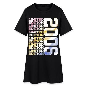 LIMITED EDITION 2006 - 20 JAHRE - 20. GEBURTSTAG - Frauen T-Shirt-Kleid - Schwarz - Vorne