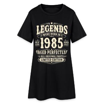 41. Geburtstag Geschenk Mann 1985 Vintage Retro - Frauen T-Shirt-Kleid - Schwarz - Vorne
