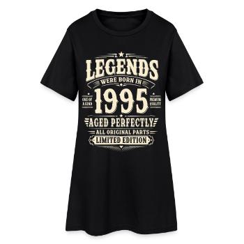 31. Geburtstag Geschenk Mann 1995 Vintage Retro - Frauen T-Shirt-Kleid - Schwarz - Vorne