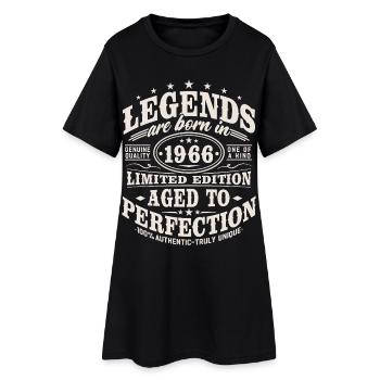 1966 Vintage Vintage Birthday Gift Retro - Women’s T-Shirt Dress - black - Front