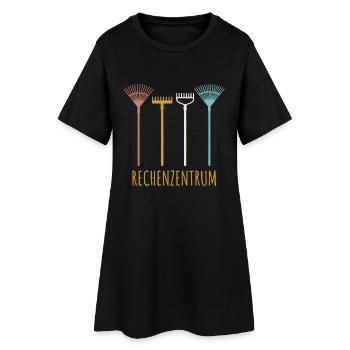 Gärtner Hobbygärtner Rechenzentrum - Frauen T-Shirt-Kleid - Schwarz - Vorne