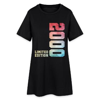 26. Geburtstag Limited Edition 2000 Jahrgang 2000 - Frauen T-Shirt-Kleid - Schwarz - Vorne