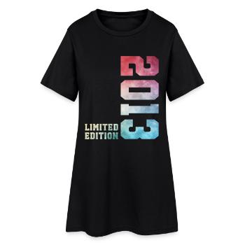 13. Geburtstag Limited Edition 2013 Jahrgang 2013 - Frauen T-Shirt-Kleid - Schwarz - Vorne