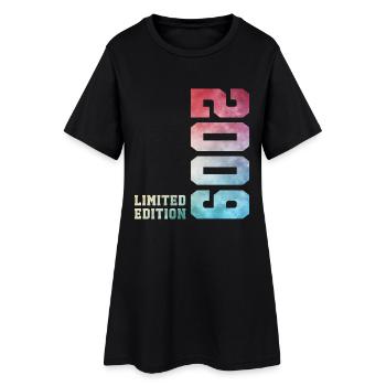 17. Geburtstag Limited Edition 2009 Jahrgang 2009 - Frauen T-Shirt-Kleid - Schwarz - Vorne