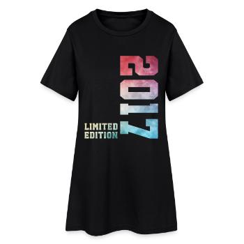 9. Geburtstag Limited Edition 2017 – Jahrgang 2017 - Frauen T-Shirt-Kleid - Schwarz - Vorne