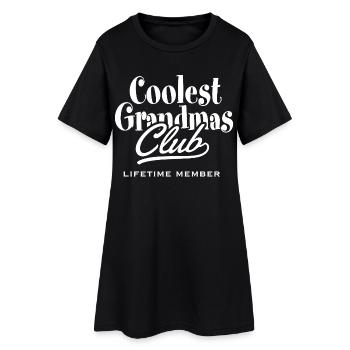 Coolste Großmütter Club Logo - Frauen T-Shirt-Kleid - Schwarz - Vorne