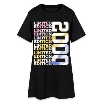 LIMITED EDITION 2000 - 26 JAHRE - 26. GEBURTSTAG - Frauen T-Shirt-Kleid - Schwarz - Vorne