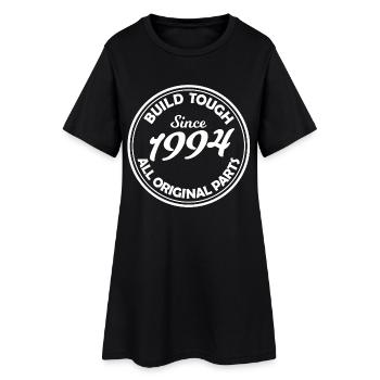Vintage Abzeichen Seit 1994 - Frauen T-Shirt-Kleid - Schwarz - Vorne